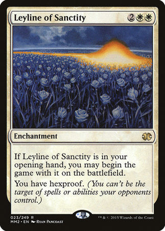 Leyline of Sanctity [Modern Masters 2015] | Exor Games New Glasgow