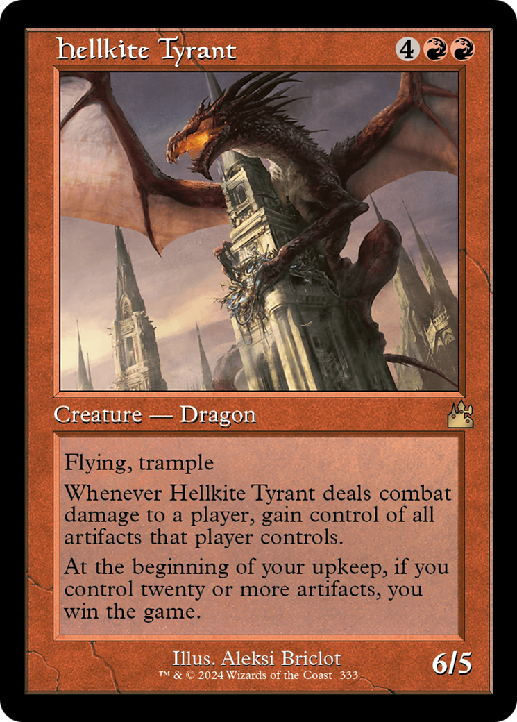 Hellkite Tyrant (Retro Frame) [Ravnica Remastered] | Exor Games New Glasgow