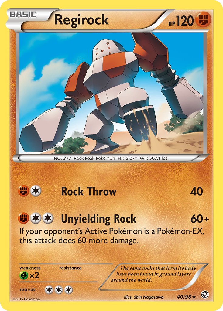 Regirock (40/98) (Theme Deck Exclusive) [XY: Ancient Origins] | Exor Games New Glasgow