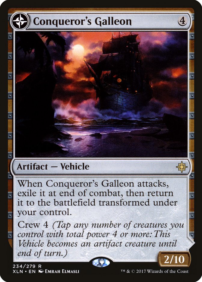 Conqueror's Galleon // Conqueror's Foothold [Ixalan] | Exor Games New Glasgow