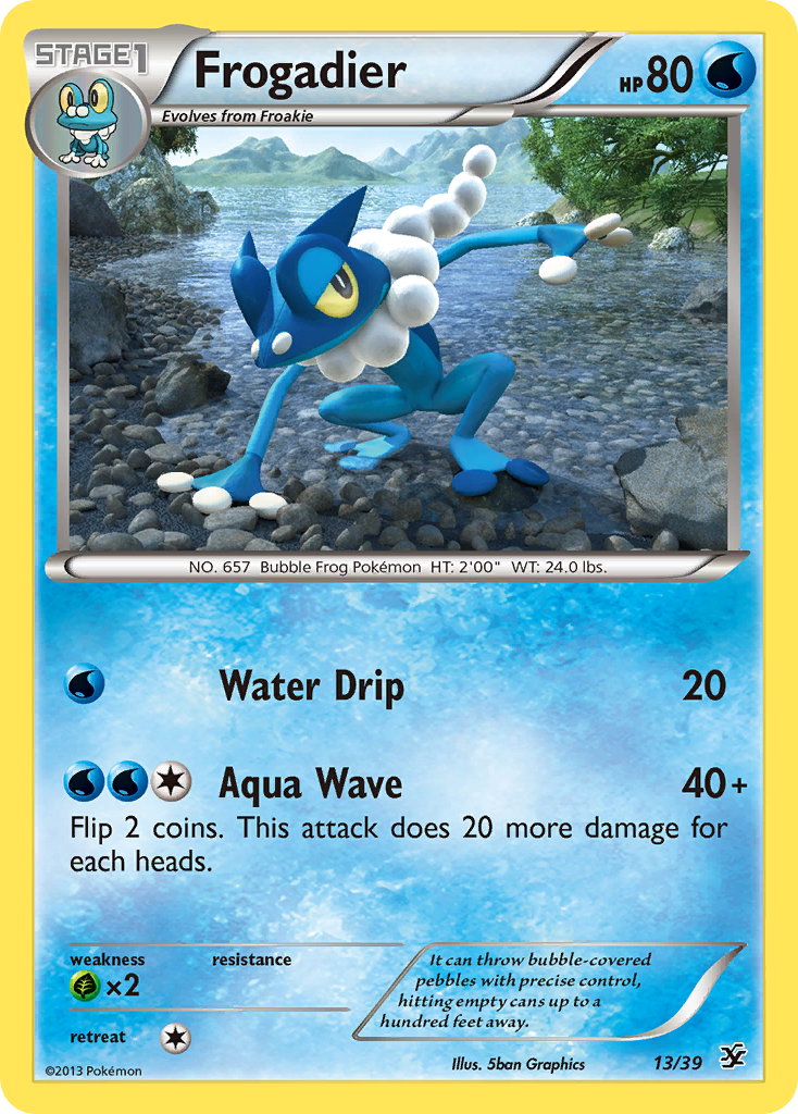 Frogadier (13/39) [XY: Kalos Starter Set] | Exor Games New Glasgow