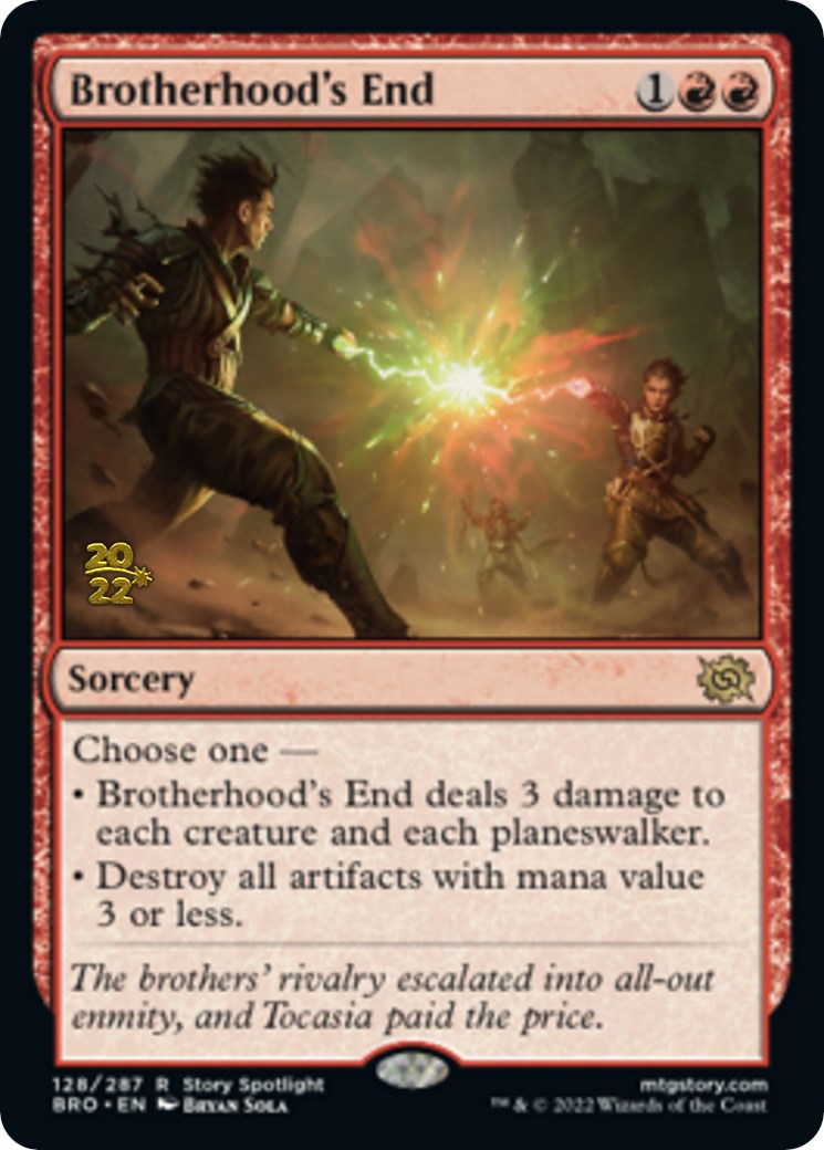 Brotherhood's End [The Brothers' War: Prerelease Promos] | Exor Games New Glasgow