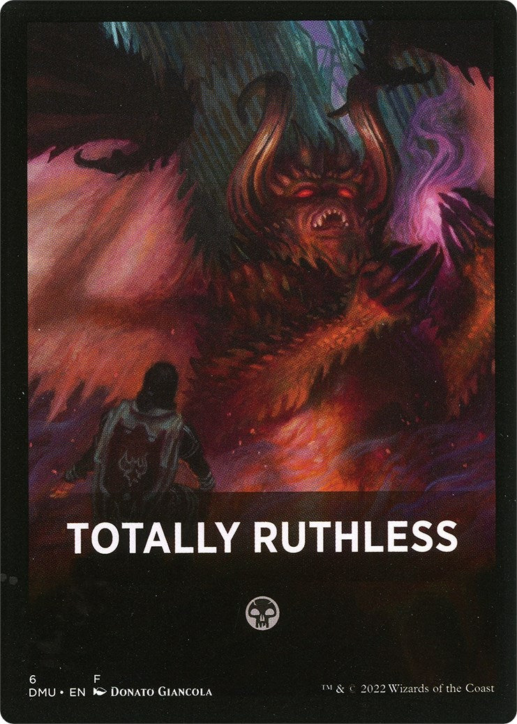 Totally Ruthless Theme Card [Dominaria United Tokens] | Exor Games New Glasgow