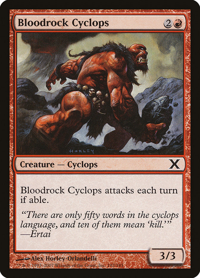 Bloodrock Cyclops [Tenth Edition] | Exor Games New Glasgow