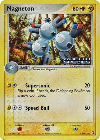 Magneton (48/113) (Stamped) [EX: Delta Species] | Exor Games New Glasgow