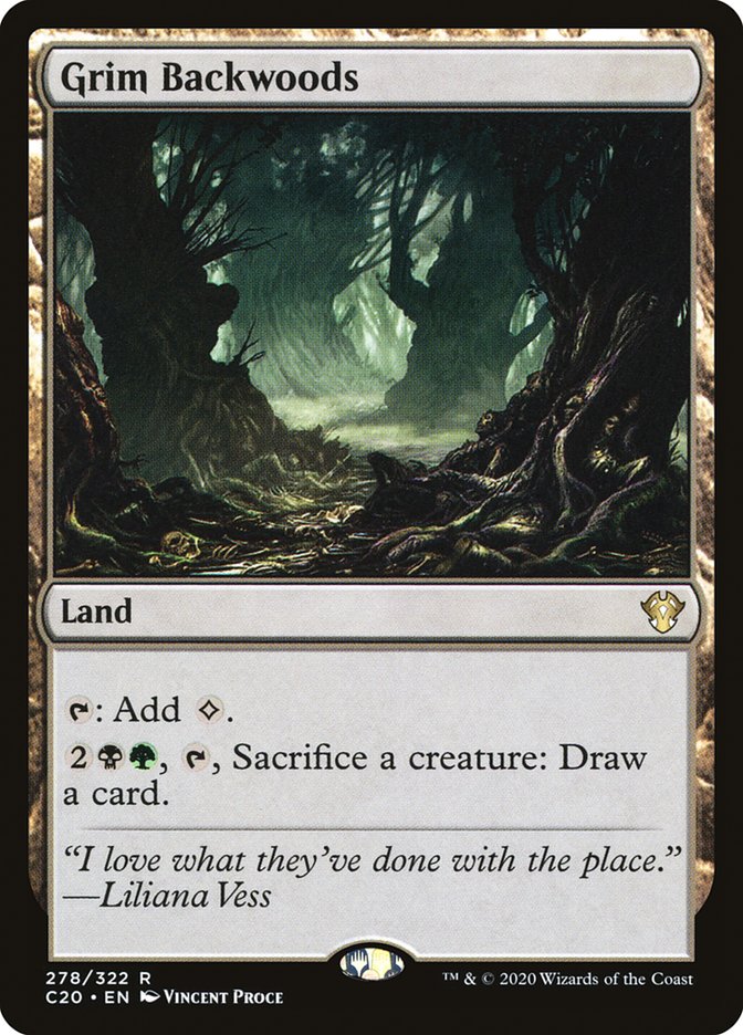 Grim Backwoods [Commander 2020] | Exor Games New Glasgow
