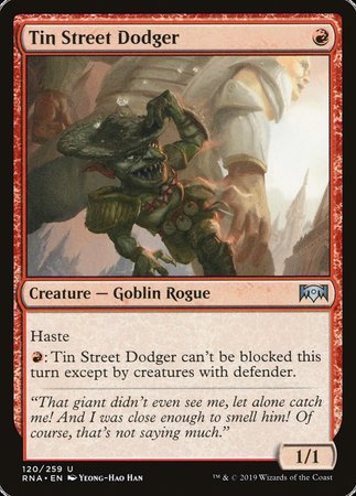 Tin Street Dodger [Ravnica Allegiance] | Exor Games New Glasgow