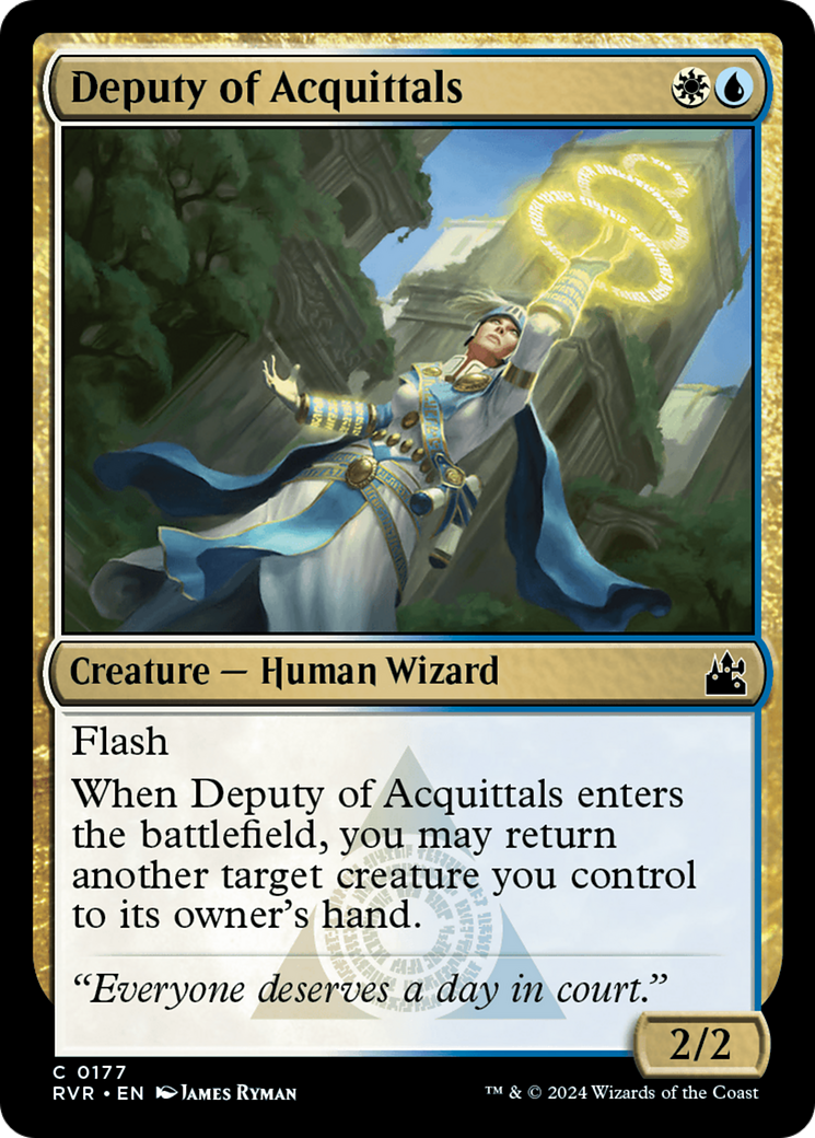 Deputy of Acquittals [Ravnica Remastered] | Exor Games New Glasgow