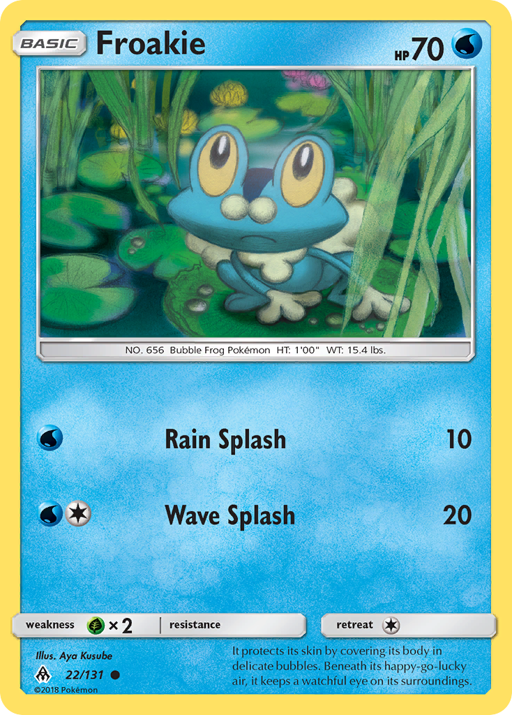 Froakie (22/131) [Sun & Moon: Forbidden Light] | Exor Games New Glasgow