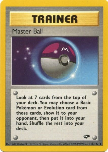 Master Ball (116/132) [Gym Challenge Unlimited] | Exor Games New Glasgow