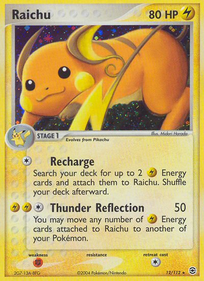 Raichu (12/112) [EX: FireRed & LeafGreen] | Exor Games New Glasgow