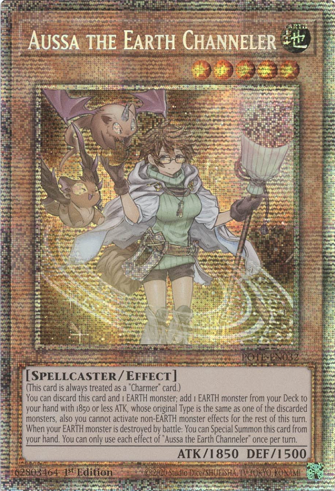 Aussa the Earth Channeler [POTE-EN032] Starlight Rare | Exor Games New Glasgow