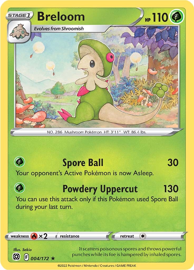 Breloom (004/172) [Sword & Shield: Brilliant Stars] | Exor Games New Glasgow