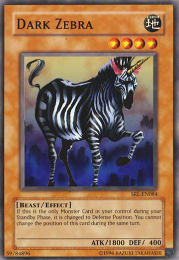 Dark Zebra [SRL-084] Common | Exor Games New Glasgow