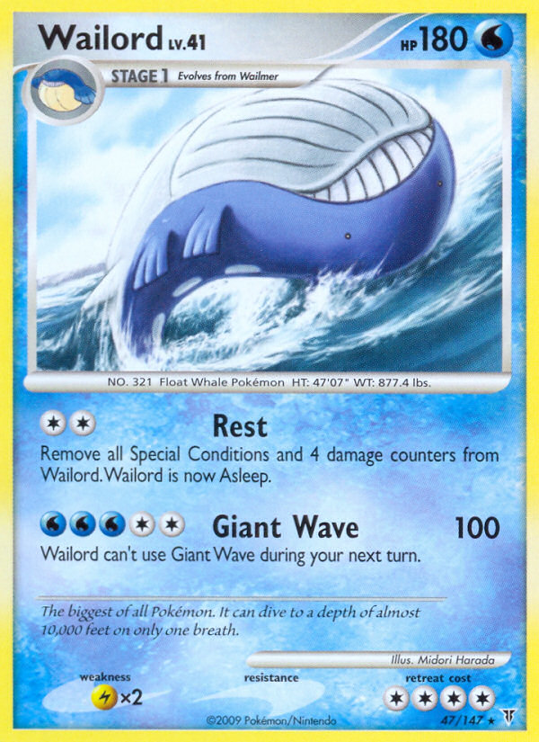 Wailord (47/147) [Platinum: Supreme Victors] | Exor Games New Glasgow