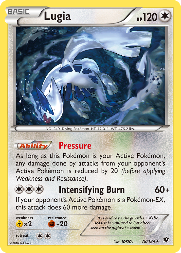 Lugia (78/124) [XY: Fates Collide] | Exor Games New Glasgow