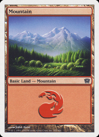 Mountain (343) [Ninth Edition] | Exor Games New Glasgow