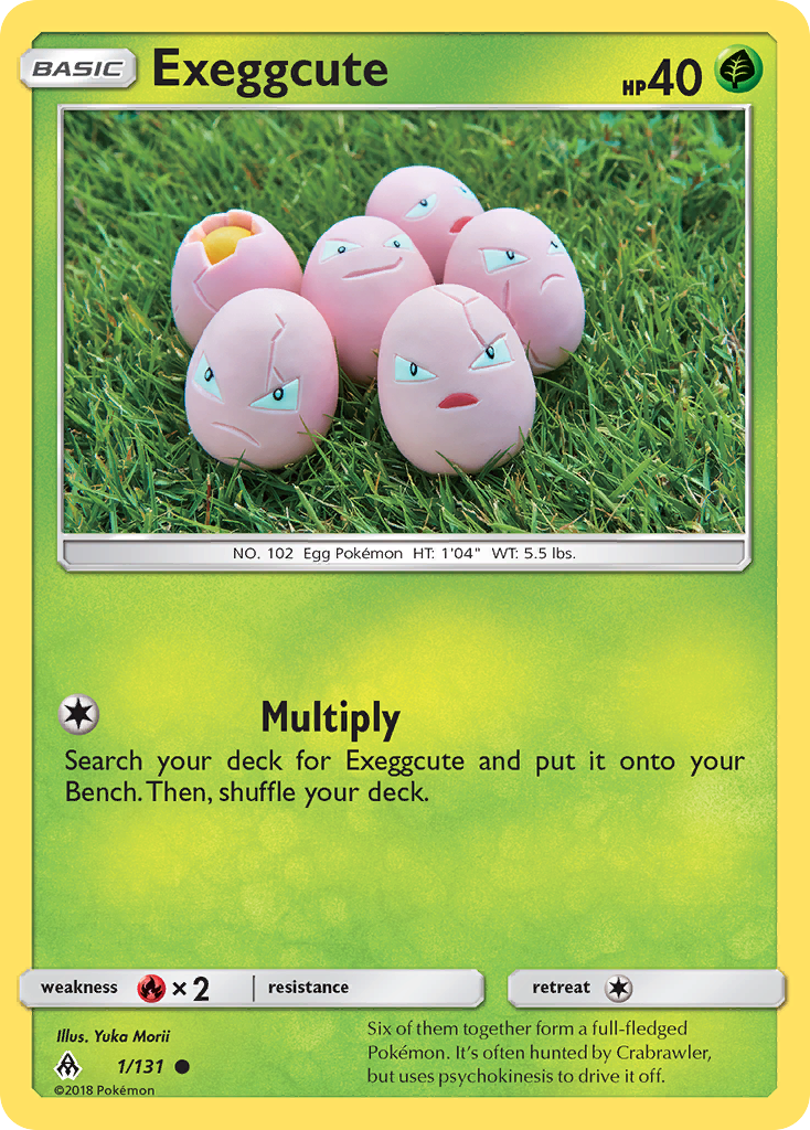 Exeggcute (1/131) [Sun & Moon: Forbidden Light] | Exor Games New Glasgow