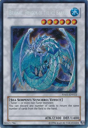 Brionac, Dragon of the Ice Barrier [HA01-EN022] Secret Rare | Exor Games New Glasgow