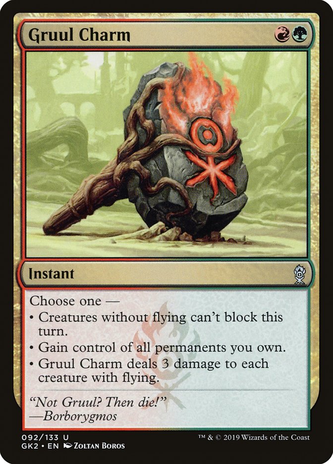 Gruul Charm [Ravnica Allegiance Guild Kit] | Exor Games New Glasgow