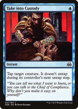 Take into Custody [Aether Revolt] | Exor Games New Glasgow