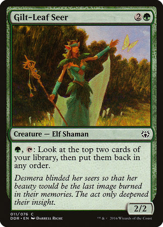 Gilt-Leaf Seer [Duel Decks: Nissa vs. Ob Nixilis] | Exor Games New Glasgow