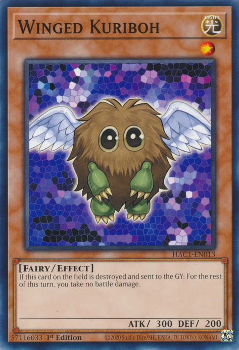 Winged Kuriboh [HAC1-EN013] Common | Exor Games New Glasgow