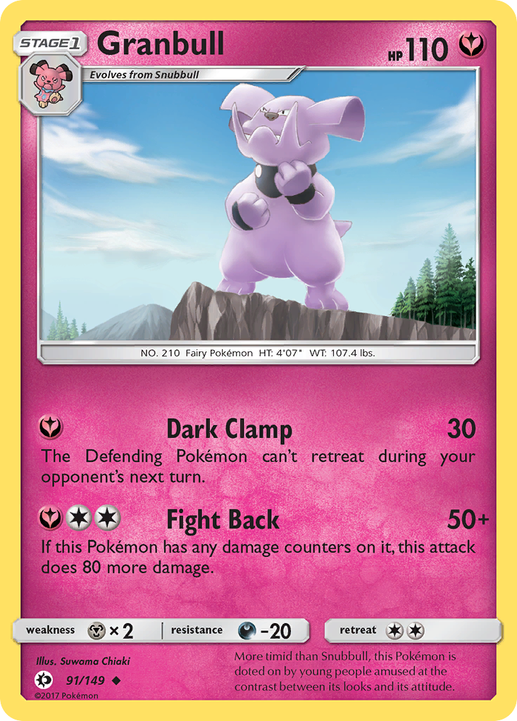 Granbull (91/149) [Sun & Moon: Base Set] | Exor Games New Glasgow