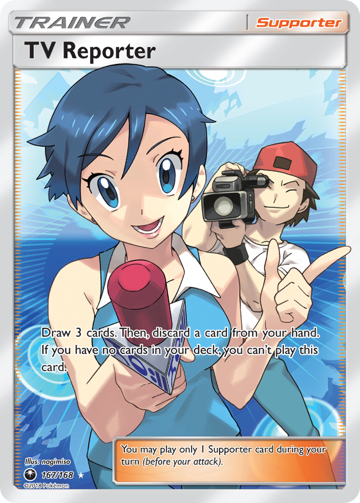 TV Reporter (167/168) [Sun & Moon: Celestial Storm] | Exor Games New Glasgow