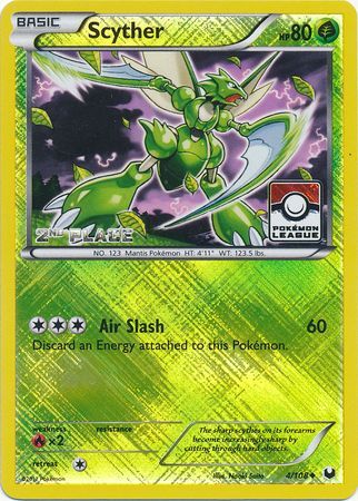 Scyther (4/108) (League Promo 2nd Place) [Black & White: Dark Explorers] | Exor Games New Glasgow