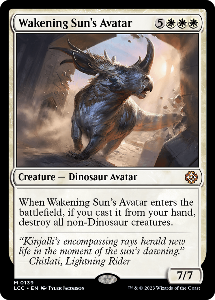 Wakening Sun's Avatar [The Lost Caverns of Ixalan Commander] | Exor Games New Glasgow