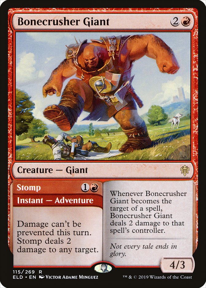 Bonecrusher Giant // Stomp [Throne of Eldraine] | Exor Games New Glasgow