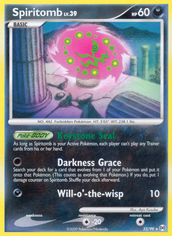 Spiritomb (32/99) [Platinum: Arceus] | Exor Games New Glasgow