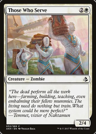 Those Who Serve [Amonkhet] | Exor Games New Glasgow