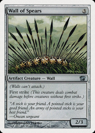 Wall of Spears [Eighth Edition] | Exor Games New Glasgow