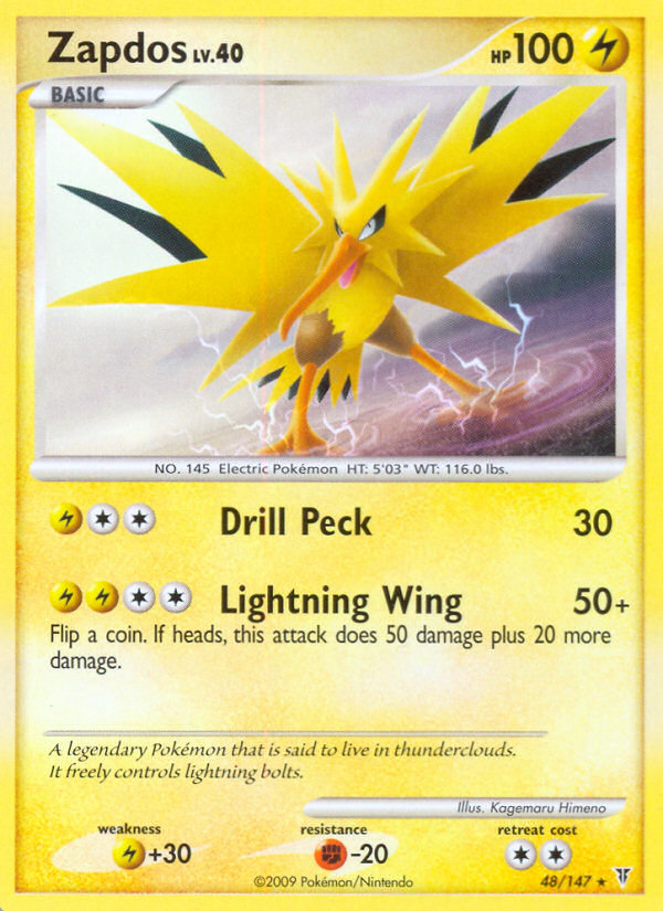 Zapdos (48/147) [Platinum: Supreme Victors] | Exor Games New Glasgow