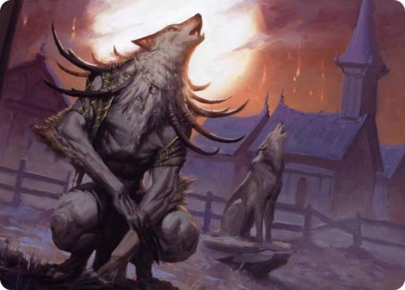 Lord of the Ulvenwald Art Card [Innistrad: Midnight Hunt Art Series] | Exor Games New Glasgow