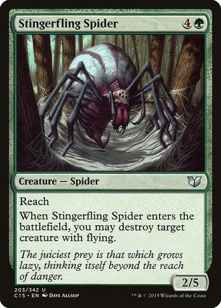 Stingerfling Spider [Commander 2015] | Exor Games New Glasgow