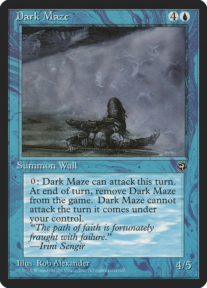 Dark Maze (Irini Sengir Flavor Text) [Homelands] | Exor Games New Glasgow