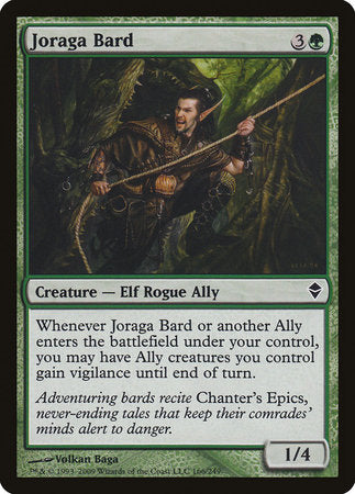 Joraga Bard [Zendikar] | Exor Games New Glasgow