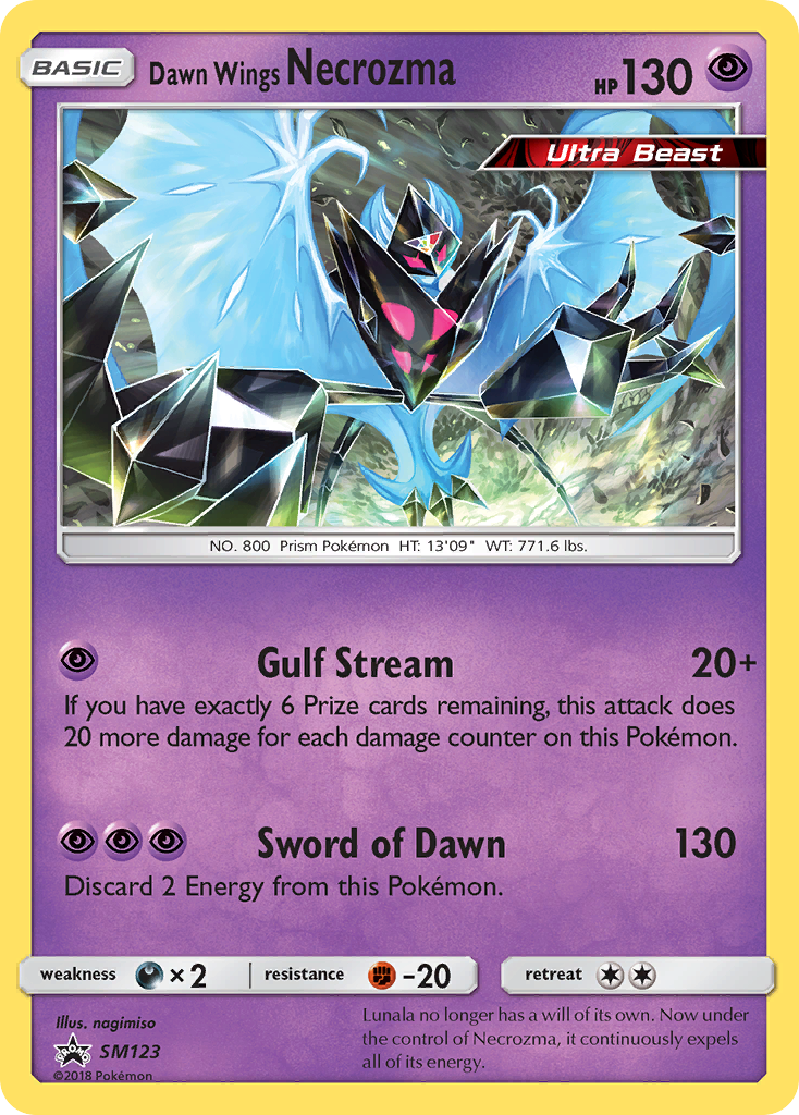 Dawn Wings Necrozma (SM123) [Sun & Moon: Black Star Promos] | Exor Games New Glasgow