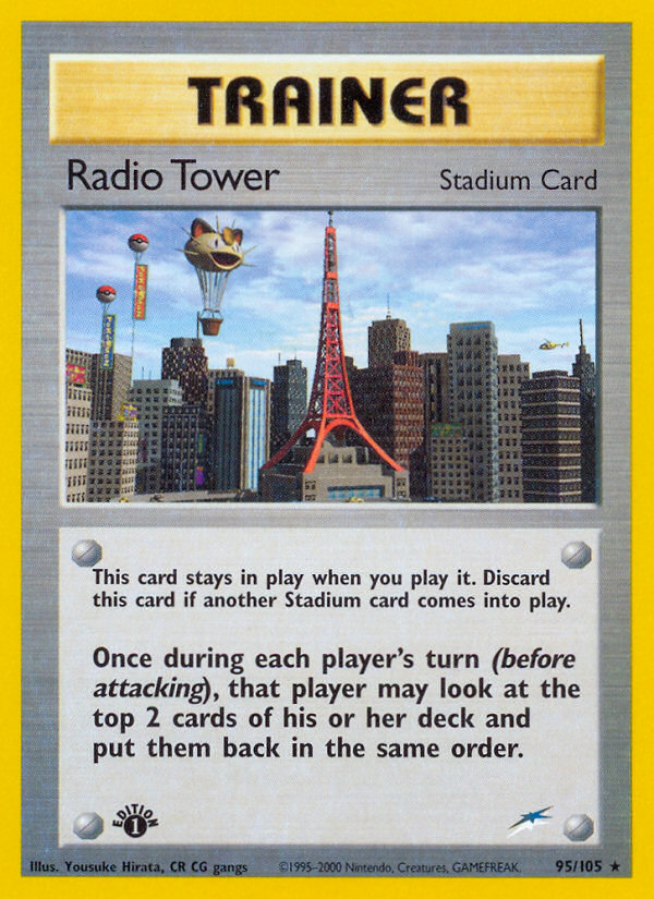 Radio Tower (95/105) [Neo Destiny 1st Edition] | Exor Games New Glasgow