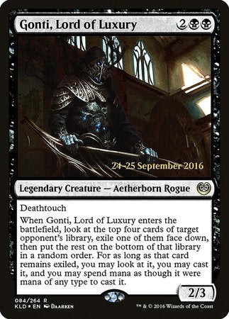 Gonti, Lord of Luxury [Kaladesh Promos] | Exor Games New Glasgow