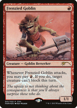 Frenzied Goblin [Friday Night Magic 2015] | Exor Games New Glasgow