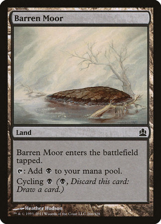 Barren Moor [Commander 2011] | Exor Games New Glasgow