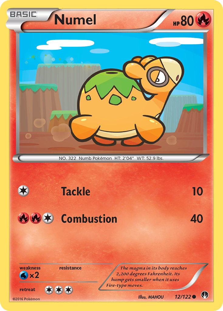 Numel (12/122) [XY: BREAKpoint] | Exor Games New Glasgow