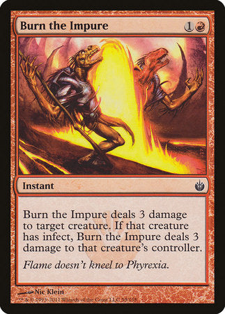 Burn the Impure [Mirrodin Besieged] | Exor Games New Glasgow