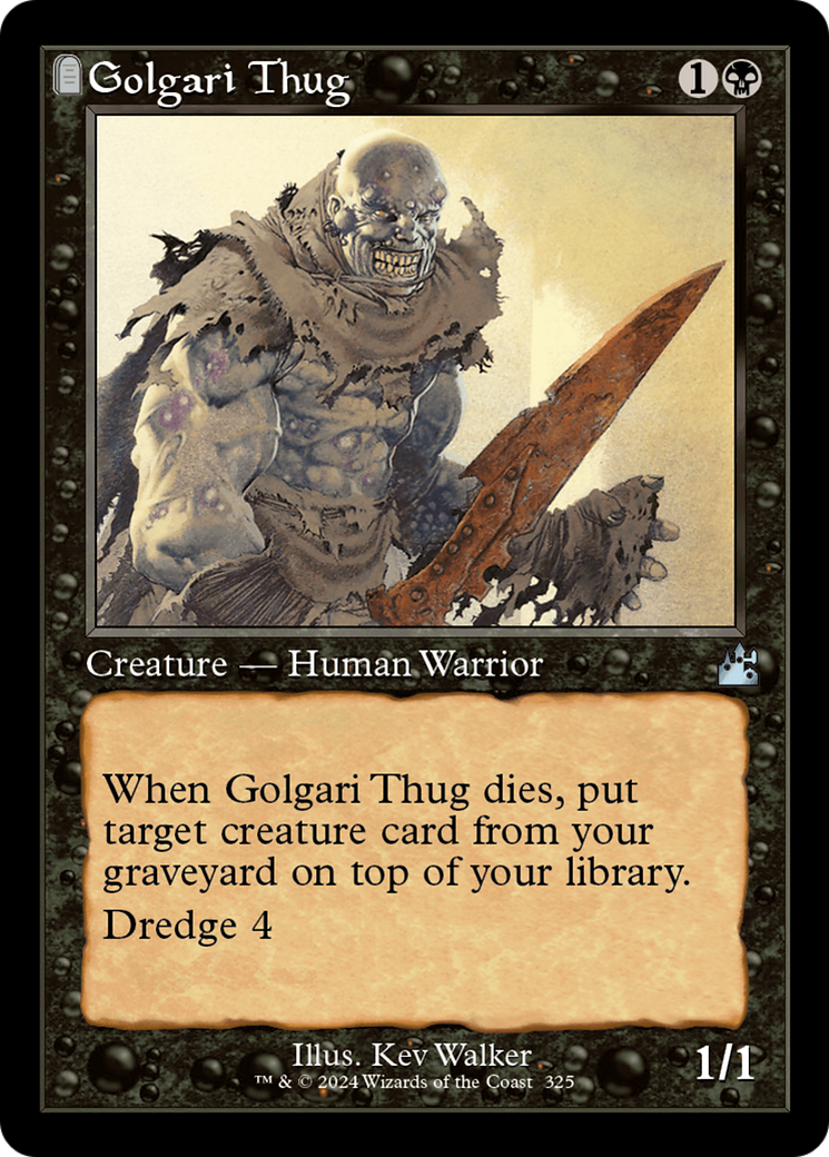 Golgari Thug (Retro Frame) [Ravnica Remastered] | Exor Games New Glasgow