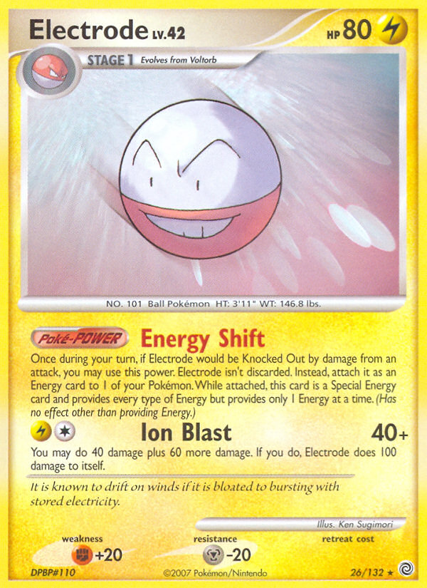 Electrode (26/132) [Diamond & Pearl: Secret Wonders] | Exor Games New Glasgow