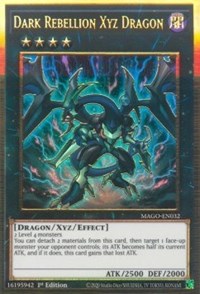 Dark Rebellion Xyz Dragon [MAGO-EN032] Gold Rare | Exor Games New Glasgow